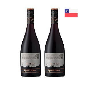 Combo 02 Vinhos Ventisquero Reserva Pinot Noir Tinto - Chile 750ml