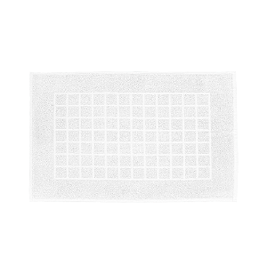 Toalha de Piso Premium Para Banheiros Alta Absorção 100% Algodão 65x45 Cm Branco