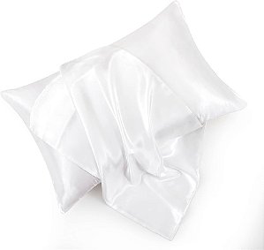 Fronha de Cetim Anti Frizz Casa Dona Ultramacio Cor Branco 70x50