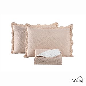 Kit Colcha Cobre Leito 4 Estações - Dupla Face - 2 ou 3 Peças - 150 fios