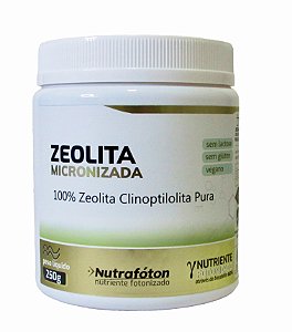 Zeolita Clinoptilolita Micronizada 100% pura 250g Reg Anvisa