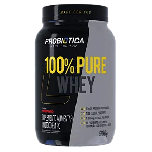 100% Pure Whey Pote 900g - Probiótica