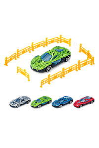 CARRO DE METAL RODA LIVRE COM BARREIRAS