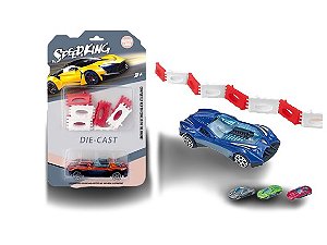 CARRO METAL RODA LIVRE COM BARREIRAS - 91925