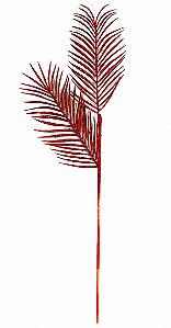 HASTE FOLHA NATAL - 85CM