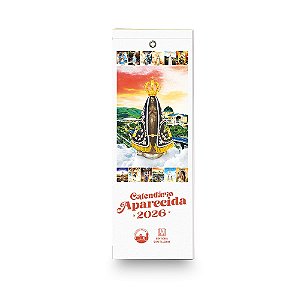 Livro Calendario Marca-Paginas 2026 - Aparecida