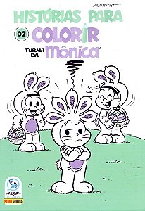 Livro Almanaque Da Turma Da Monica Para Colorir N.2