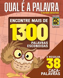 Livro Coleção Pic Nic - Qual é a Palavra e outros Desafio...