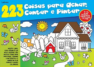 Livro 223 Coisas para achar, contar e pintar
