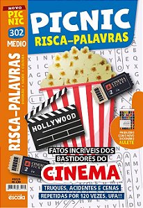 Livro Picnic Risca-Palavras - Médio: 302 - cinema
