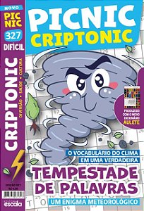 Livro Picnic Criptonic - Difícil: 327 - tempestades de palavras
