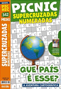 Livro Picnic Supercruzadas Numeradas - Médio: 342 - que país é ...