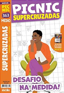Livro Picnic Supercruzadas - Médio: 363 - desafio na medida!
