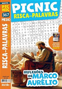 Livro Picnic Risca-Palavras - Médio: 367 - meditações de marco ...