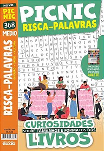 Livro Picnic Risca-Palavras - Médio: 368 - curiosidades sobre t...