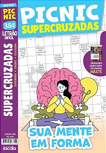 Livro Picnic Supercruzadas - Letrão - Fácil: 384 - sua mente em...