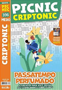 Livro Picnic Criptonic - Médio: 396 - passatempo perfumado