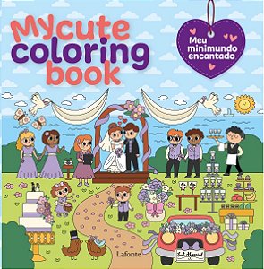 Livro My Cute Coloring Book - Meu Minimundo Encantado