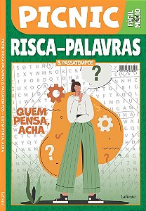 Livro Picnic - Risca - Palavras - Quem Pensa Acha: & passatempo...