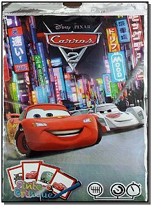 Livro Disney - Pinte E Brinque - Carros 2