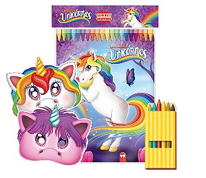 Livro Meus amigos unicórnios: superkit divertido