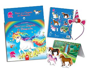 Livro Flora e a Chegada da Primavera: Kit Unicórnios