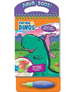 Livro Aventura com os Dinos: Aquabook