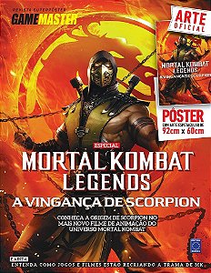 Livro Superpôster Game Master - Mortal Kombat Legends