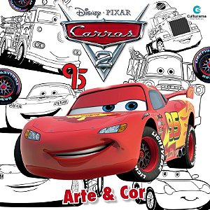 Livro Arte E Cor - Disney Pixar - Carros 2