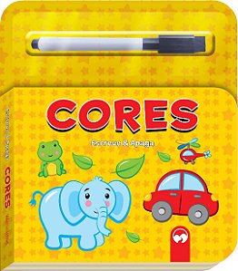 Livro Cores: escreve e apaga