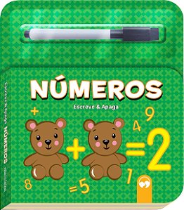 Livro Números: Escreve e Apaga