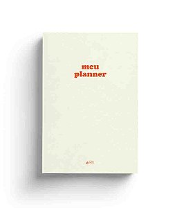 Livro Meu Planner 2024 - Capa Creme