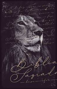 Livro Bíblia ARC 860 Leão Refugio - Letra Normal: Almeida...