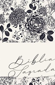 Livro Bíblia ARC Floral Creme - Letra Gigante: Com Harpa ...