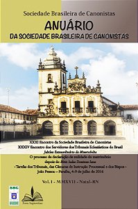 Livro Anuário Da Sociedade Brasileira De Canonistas