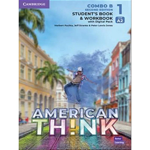 Livro American Think 1B Combo Sb And Wb With Digital Pack - 2Nd...