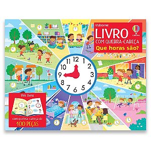 Livro Que Horas São?: Livro Com Quebra-Cabeça
