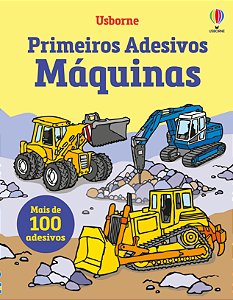 Livro Máquinas: Primeiros Adesivos