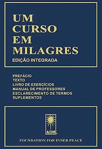 Livro Um curso em milagres - Capa dura