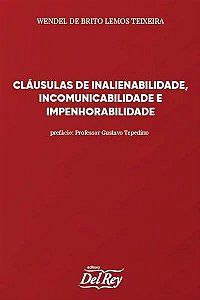 Livro Cláusulas De Inalienabilidade, Incomunicabilidade E...