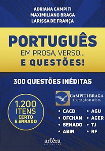 Livro Português em prosa, verso... e questões!