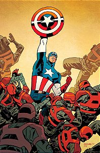 Livro Capitão América por mark waid e chris samnee