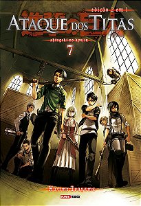 Livro Ataque dos titãs (2 em 1) vol. 07