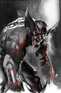 Livro Zumbis marvel - preto, branco e sangue