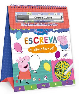 Livro Peppa pig - escreva e apague espiral