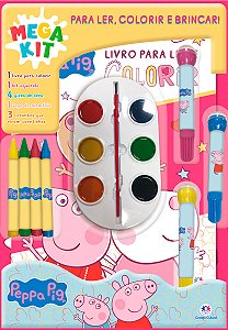 Livro Peppa Pig - Ler, colorir e brincar