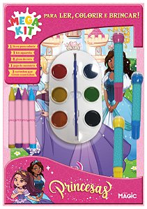Livro Princesas - Ler, Colorir E Brincar