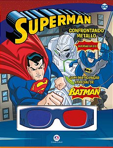 Livro Super-Homem - Confrontando Metallo: Grampeado 3-D