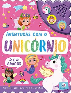 Livro Aventuras com o unicórnio e amigos