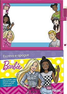 Livro Barbie - Escreva E Apague -